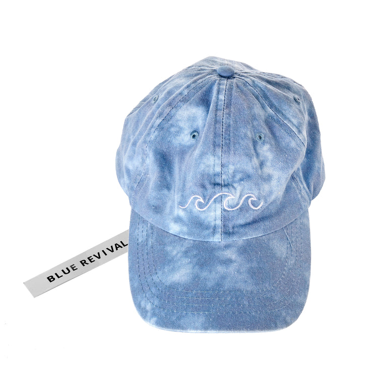 Blue Revival Tie Dye Baseball Hat