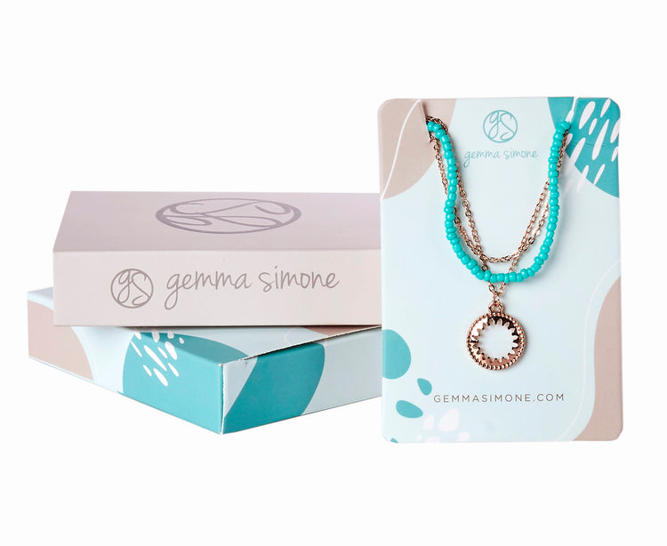 Gemma Simone Beaded Layered Necklace