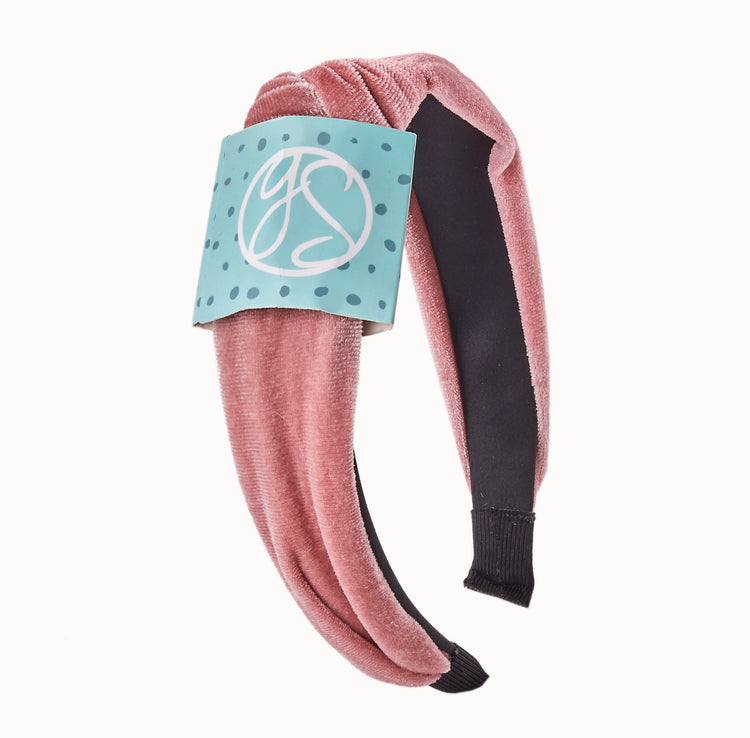 Gemma Simone Velvet Knotted Headband
