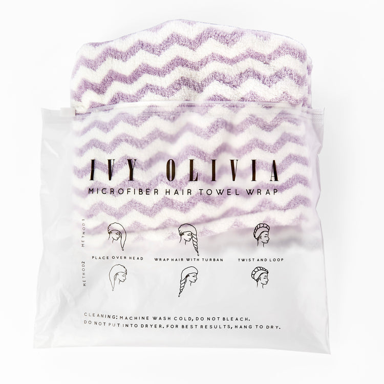 Ivy Olivia Microfiber Hair Towel