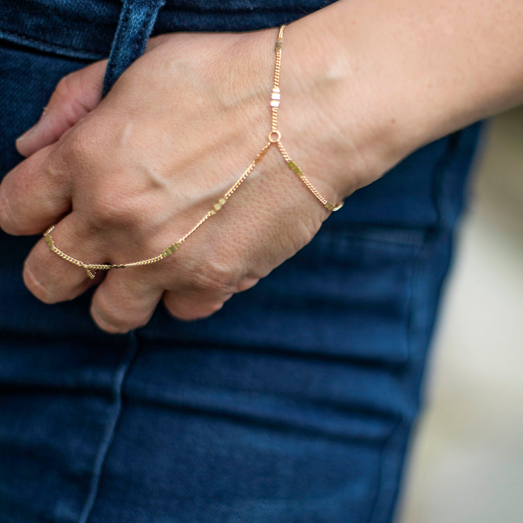 Jules Smith Gold Hand Chain