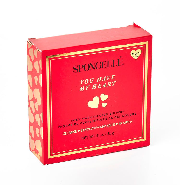 Spongelle Buffer Heart with built in body wash