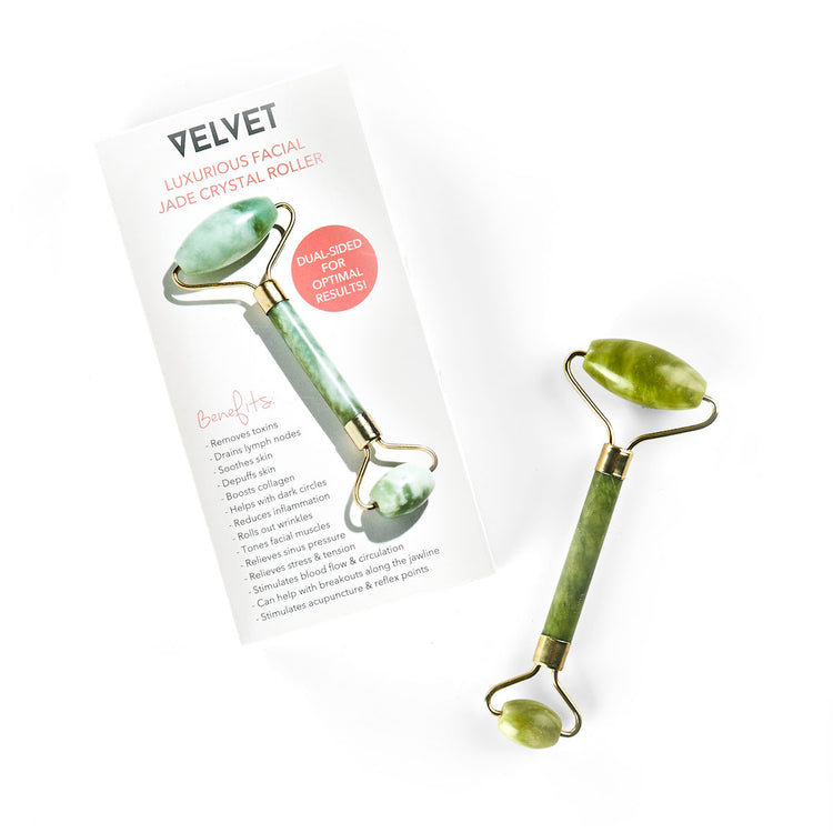 Velvet Lux Facial Jade Crystal Roller